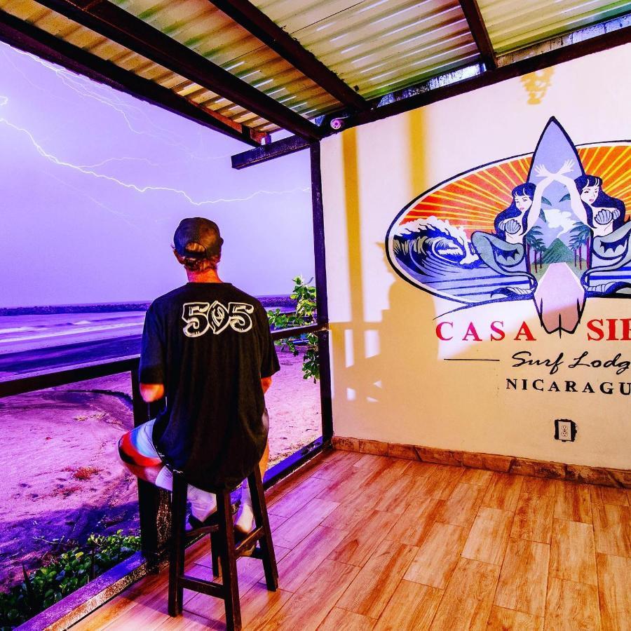 Sirena Surf Lodge Miramar Nicaragua Zewnętrze zdjęcie